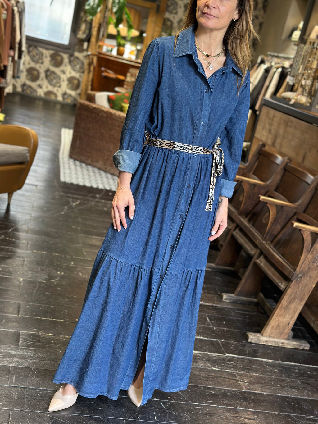 Abito Lungo Denim _ MI.LE.for soku