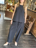 Pantaloni Balloon Nero _ Ottod'Ame