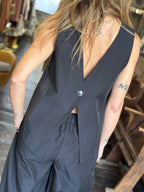 Top Nero con Schiena Scoperta _ Ottod'Ame
