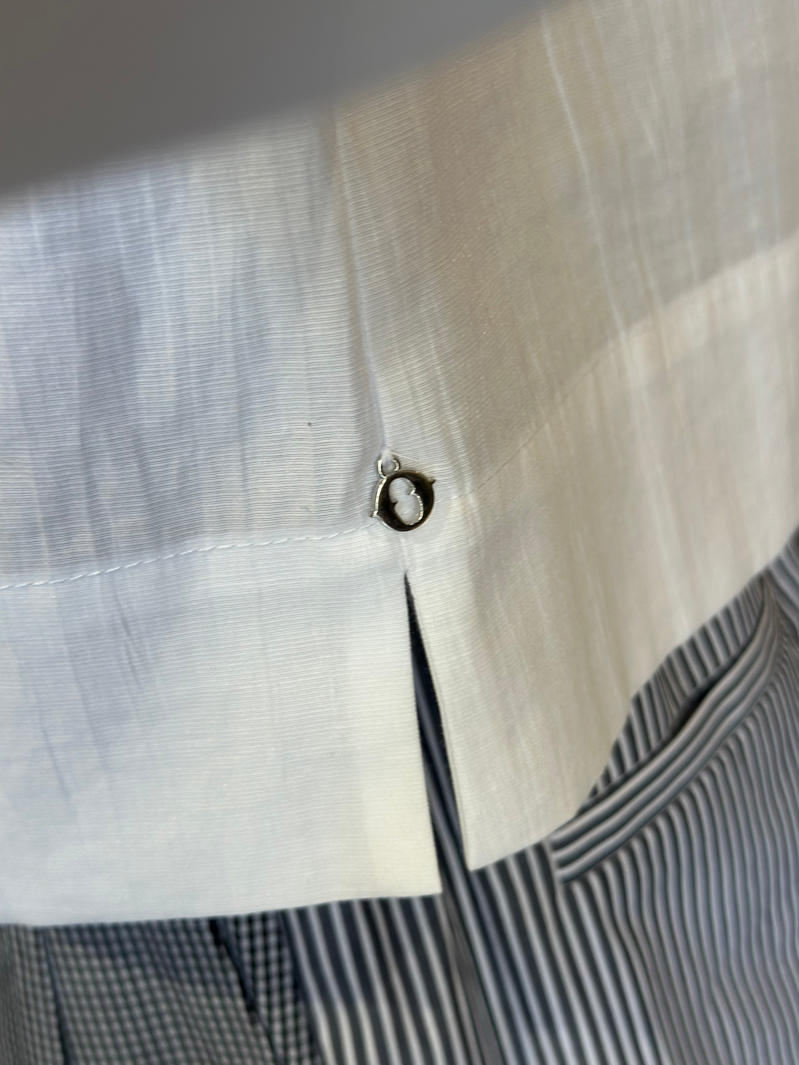 Camicia Cropped bianca _ Ottod'Ame