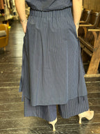 Pantaloni con Gonna sovrapposta Gessati _ Ottod'Ame