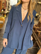 Giacca Bengalina Blu _ Karma
