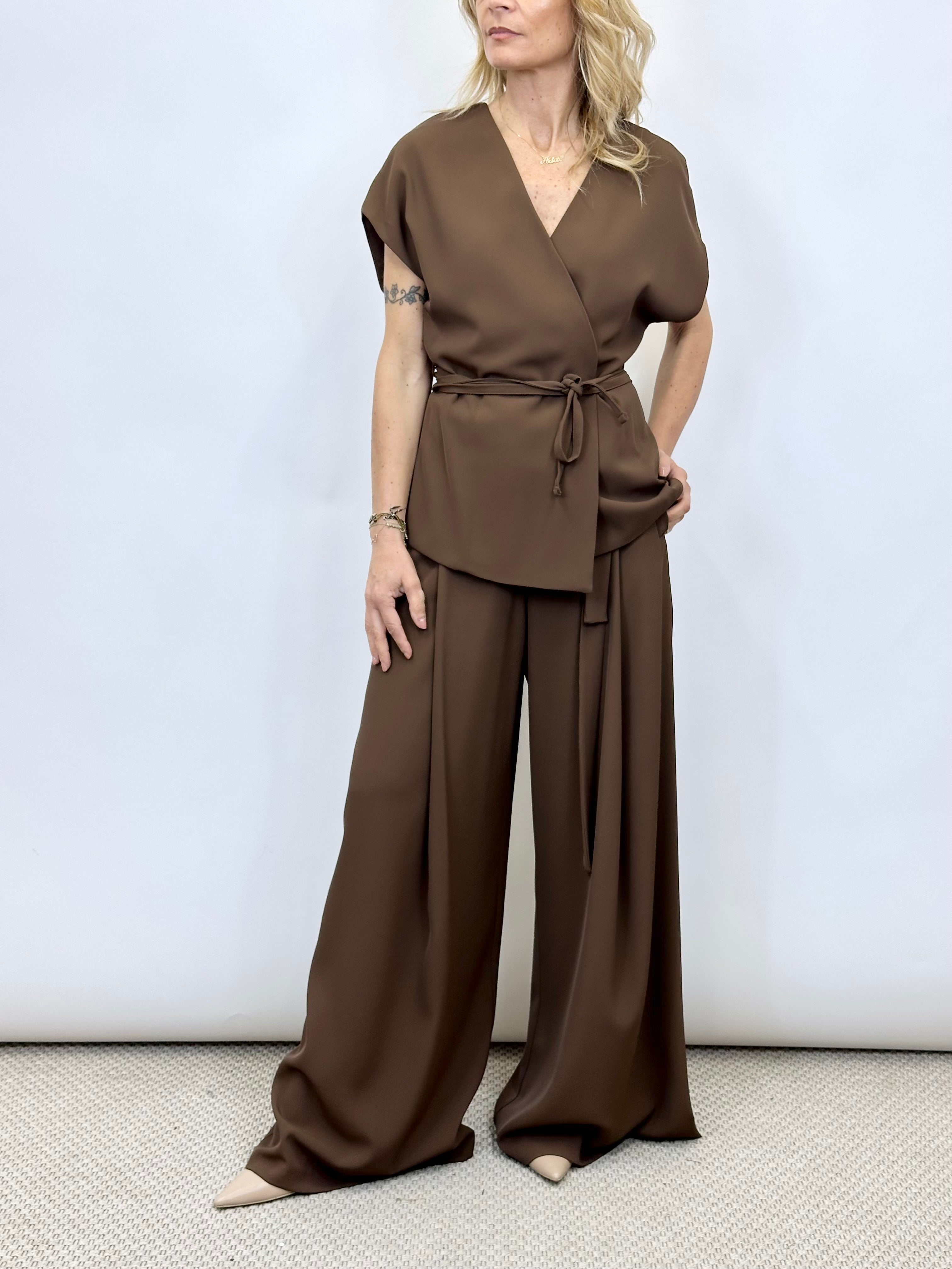 Pantalone Fluido Cioccolato _ Souvenir