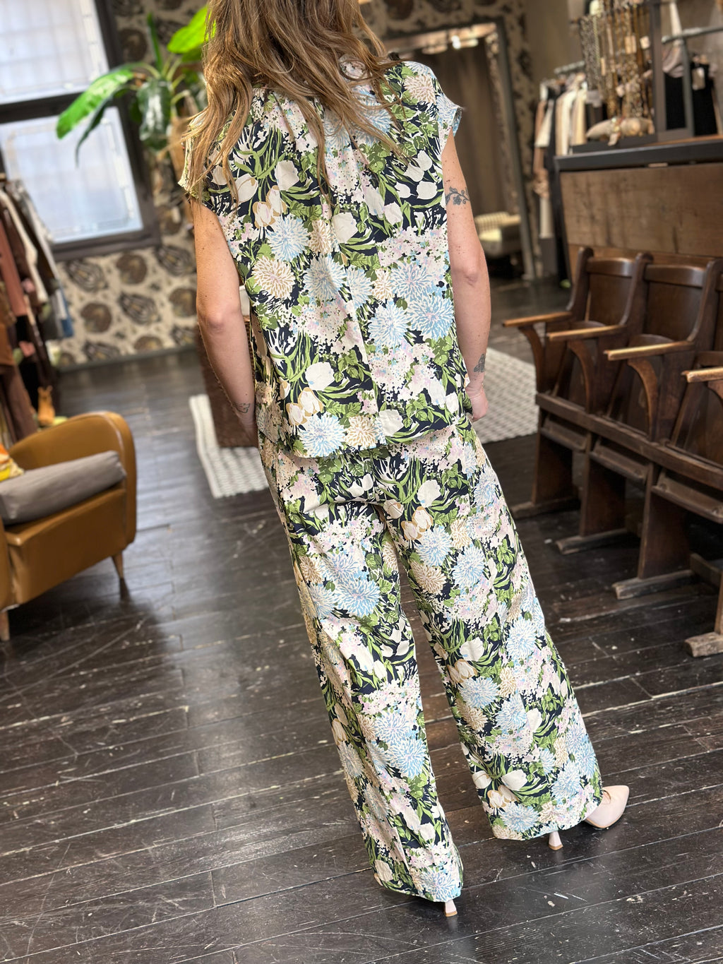 Pantalone Fantasia Floreale _ Ottod'Ame
