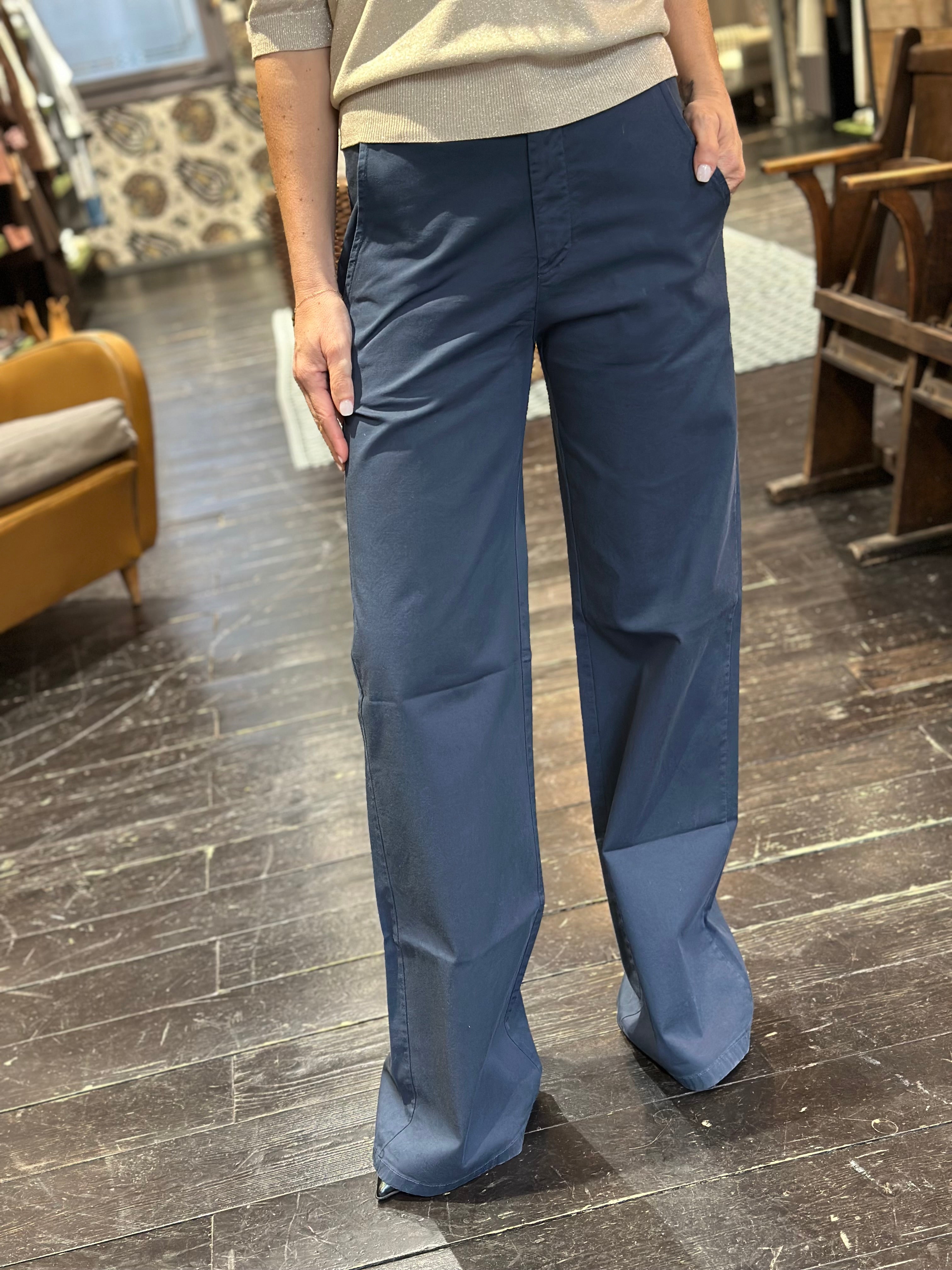 Pantalone Palazzo Blu _ MI.LE. for soku