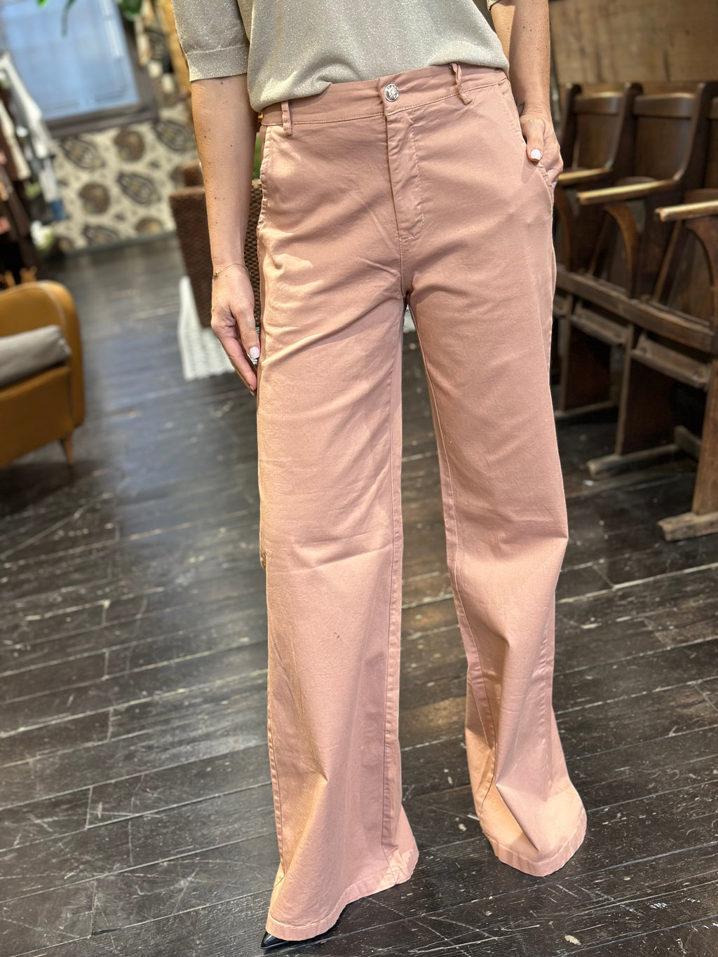 Pantalone Palazzo Cipria _ MI.LE. for soku