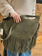 Borsa Frange Verde _ Vicolo