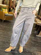 Pantalone Balloon fango