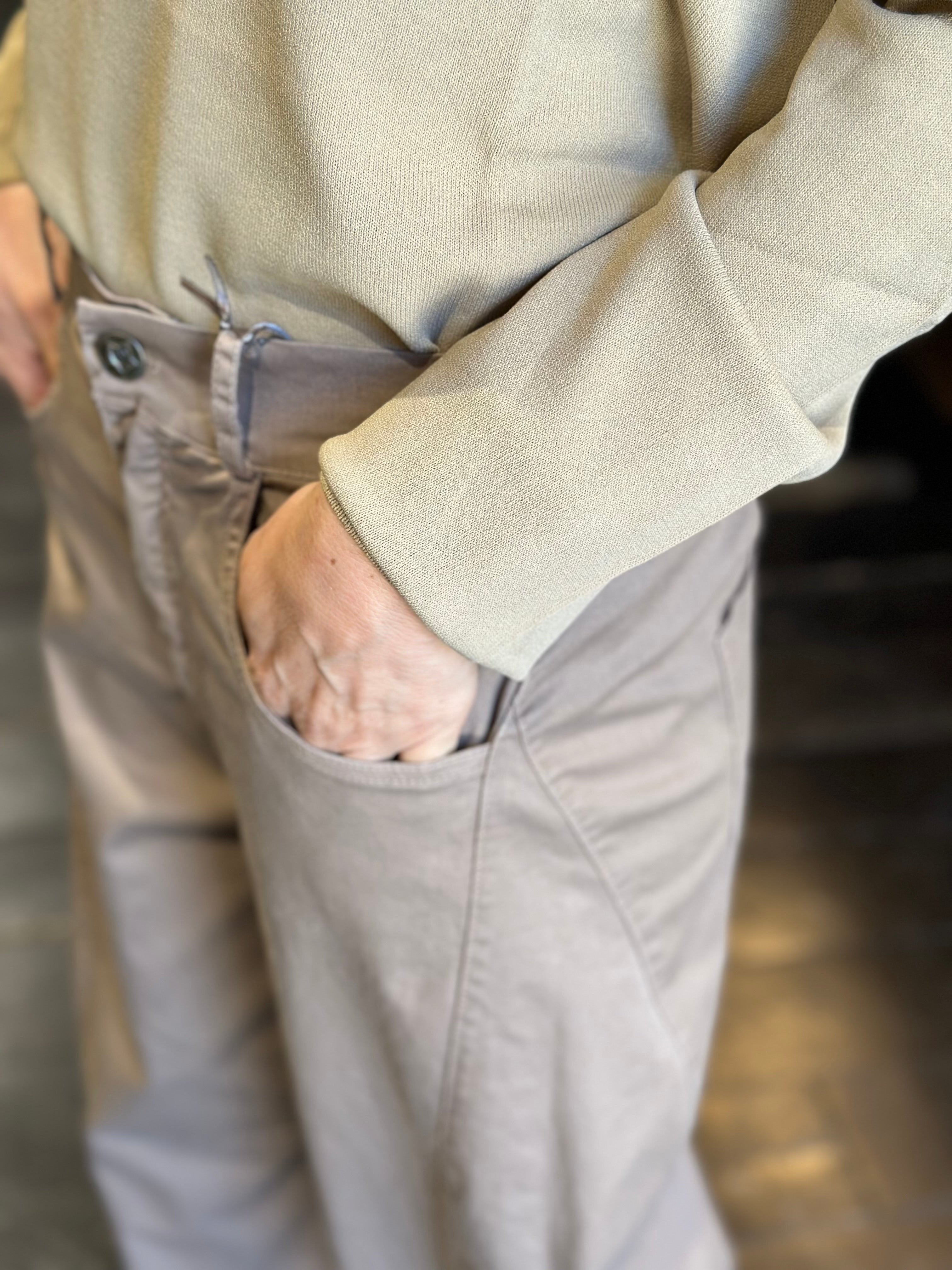 Pantaloni Balloon Beige _ MI.LE.for soku