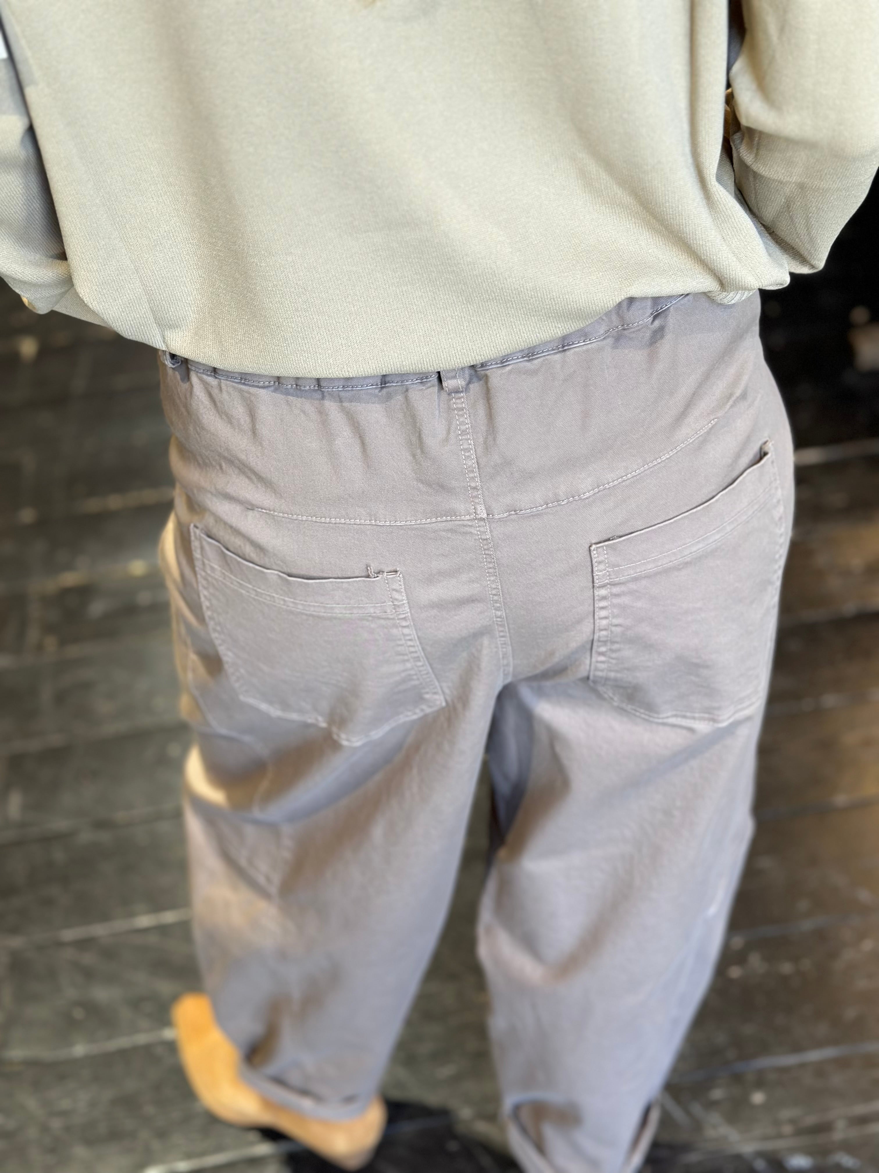 Pantaloni Balloon Beige _ MI.LE.for soku