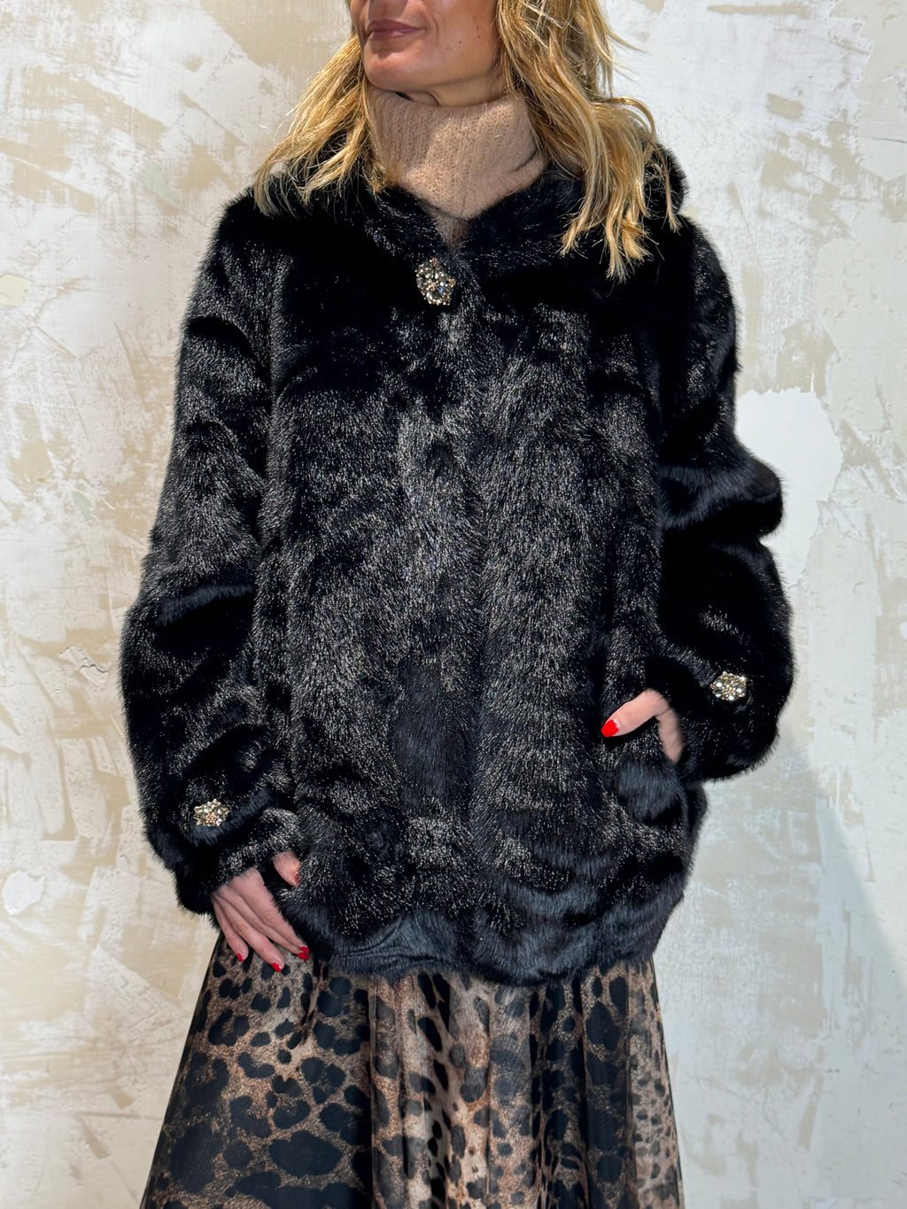 Pelliccia  Nero _ MI.LE. for soku