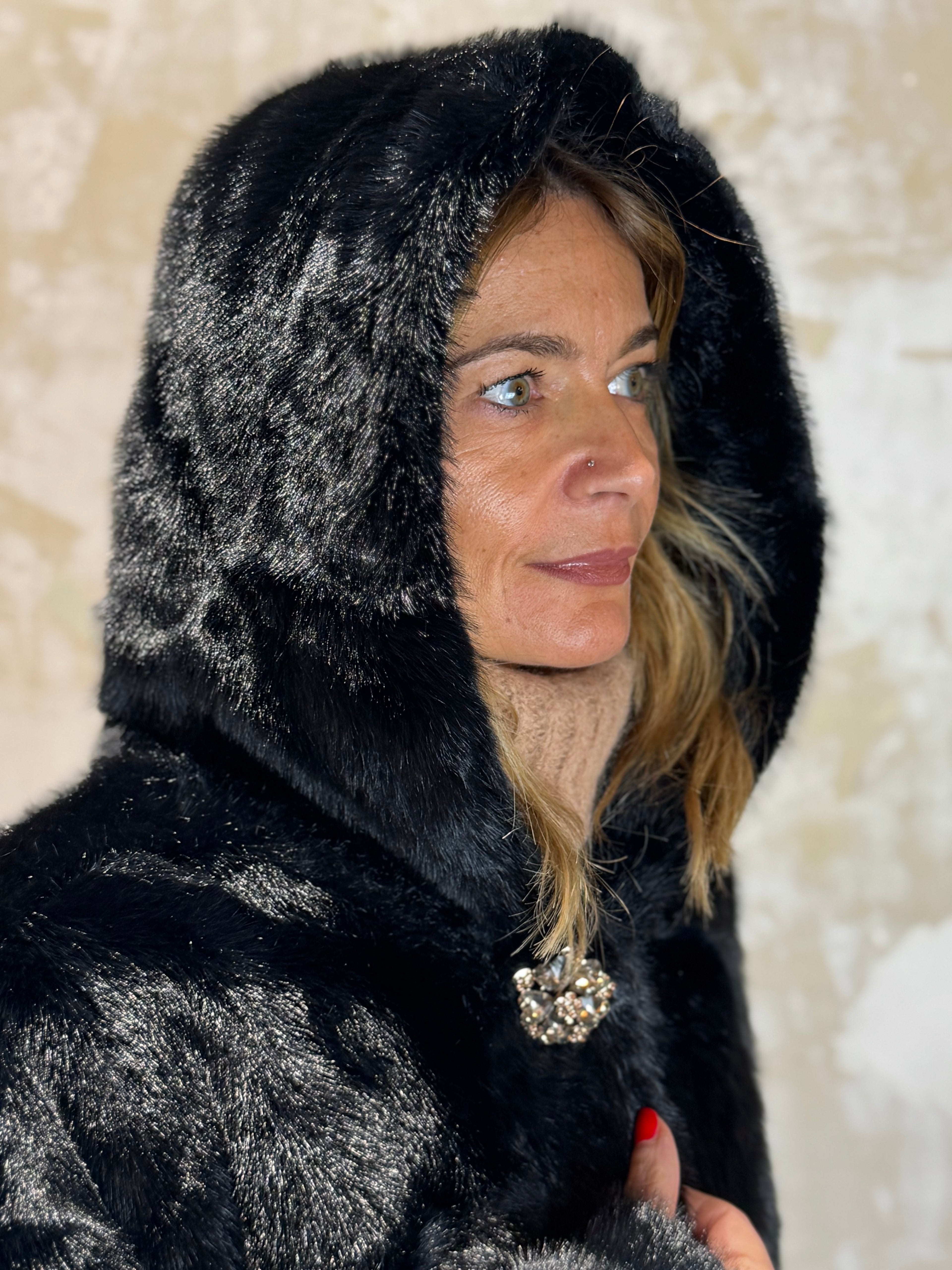 Pelliccia  Nero _ MI.LE. for soku