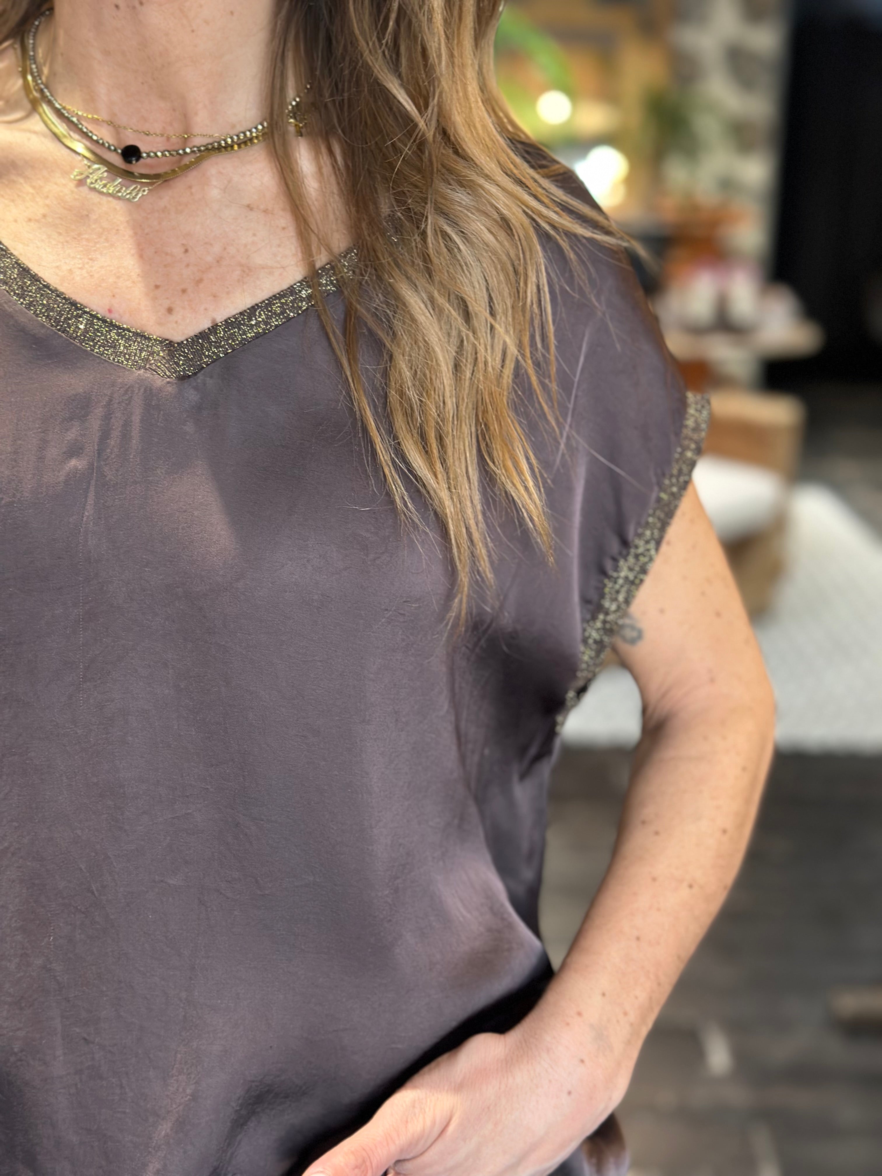 Camicia Scollo a V Moro _ MI.LE. for soku