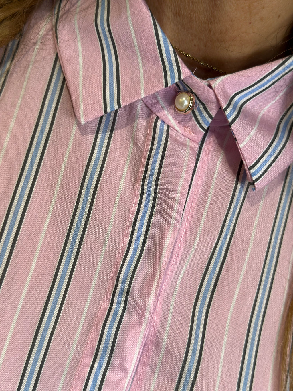 Camicia Rosa con Riga _ MI.LE.for soku