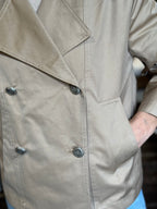Giacca Trench Corto Beige _ MI.LE.for soku