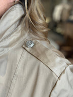 Giacca Trench Corto Beige _ MI.LE.for soku