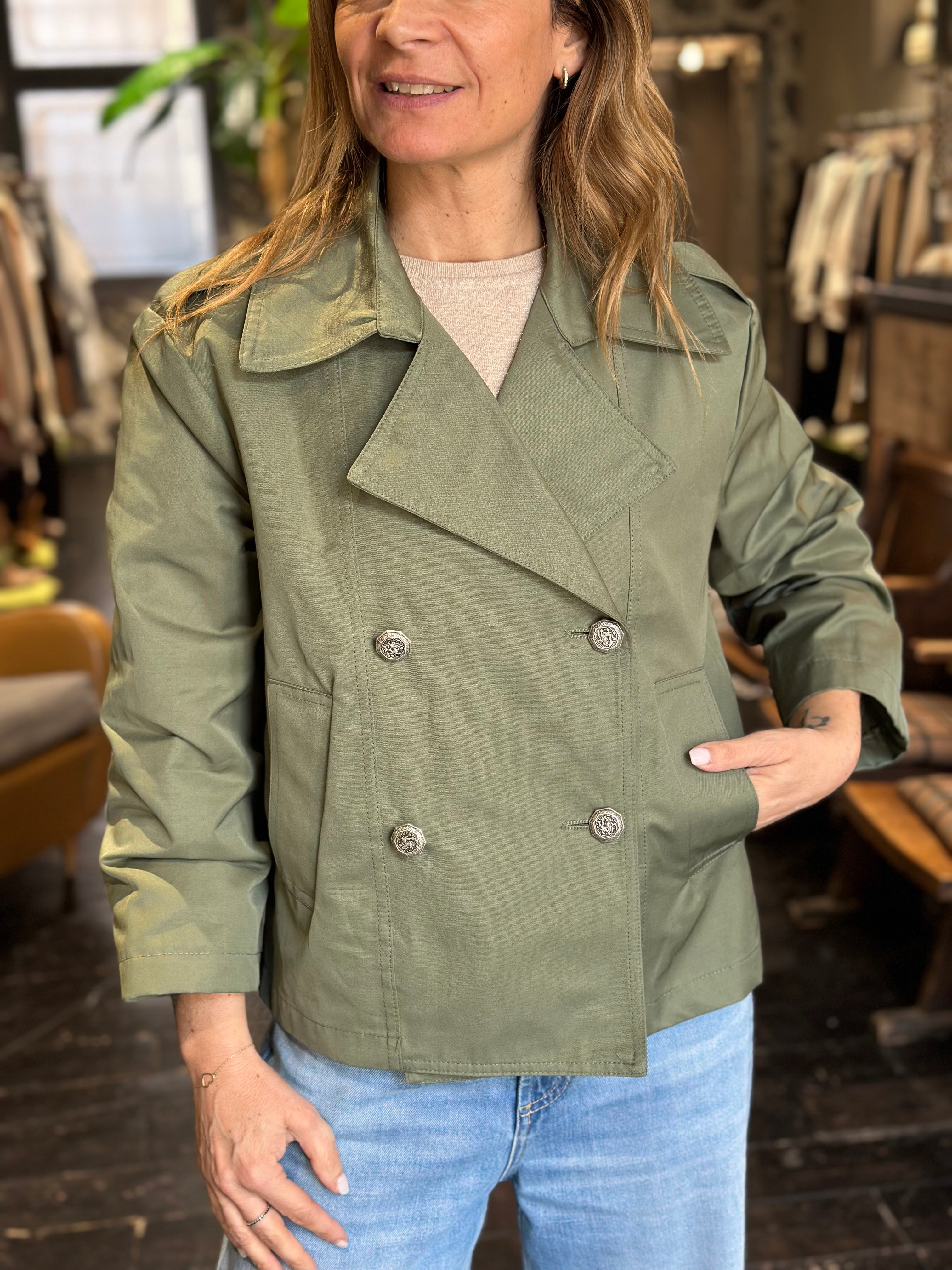 Giacca Trench V. Militare_ MI.LE. for soku