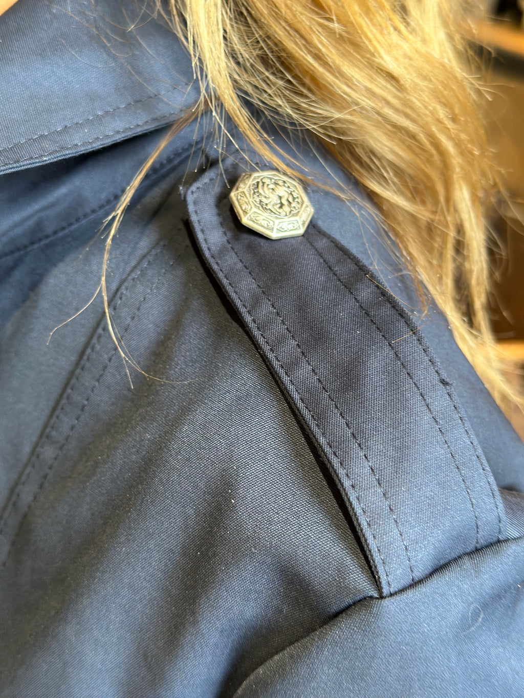 Giacca Trench Corto Blu _ MI.LE. for soku