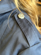 Giacca Trench Corto Blu _ MI.LE. for soku