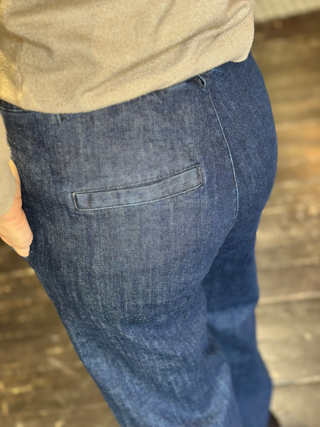 Jeans Palazzo Blu _ MI.LE. for soku