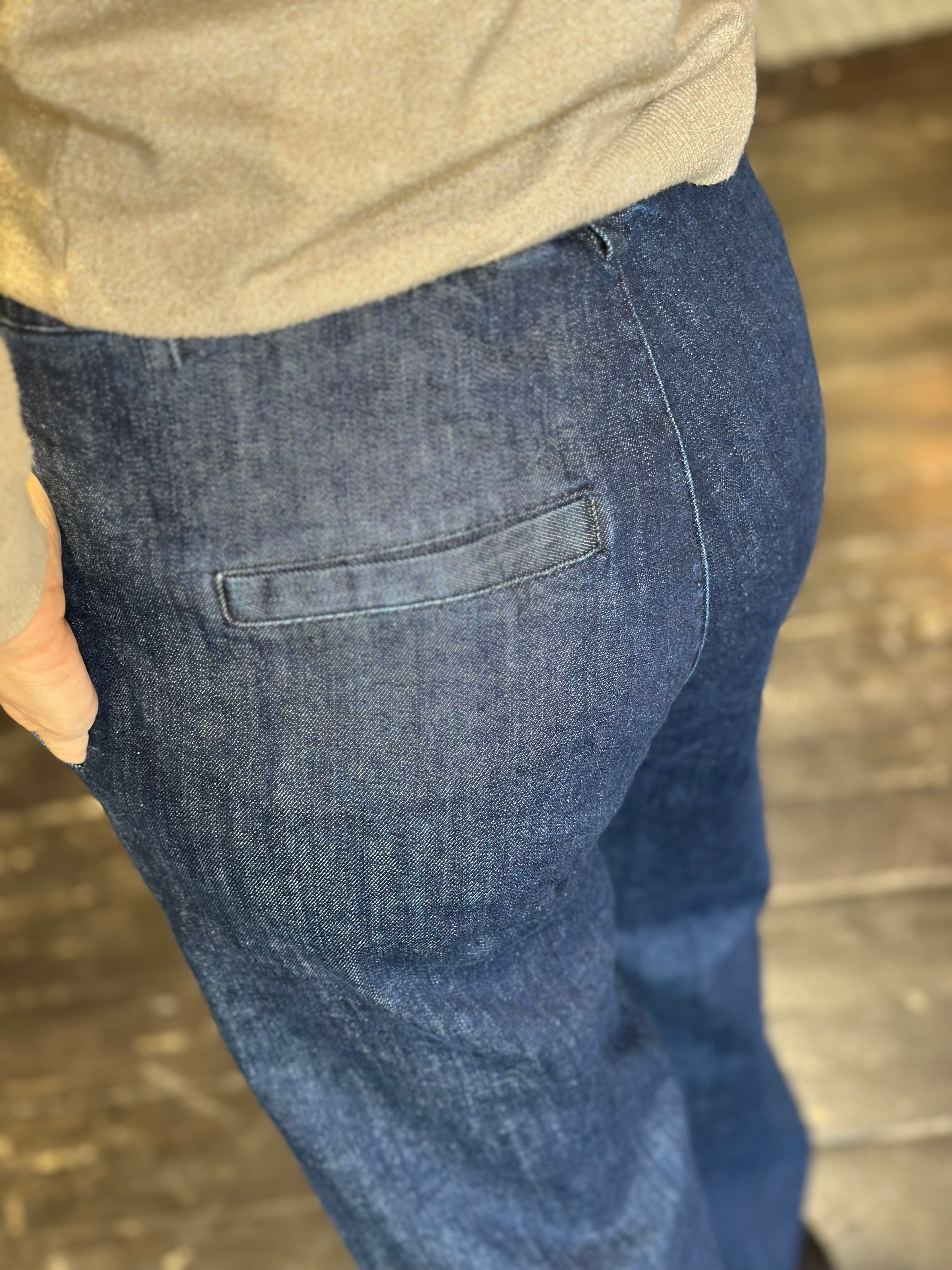 Jeans Palazzo Blu _ MI.LE. for soku