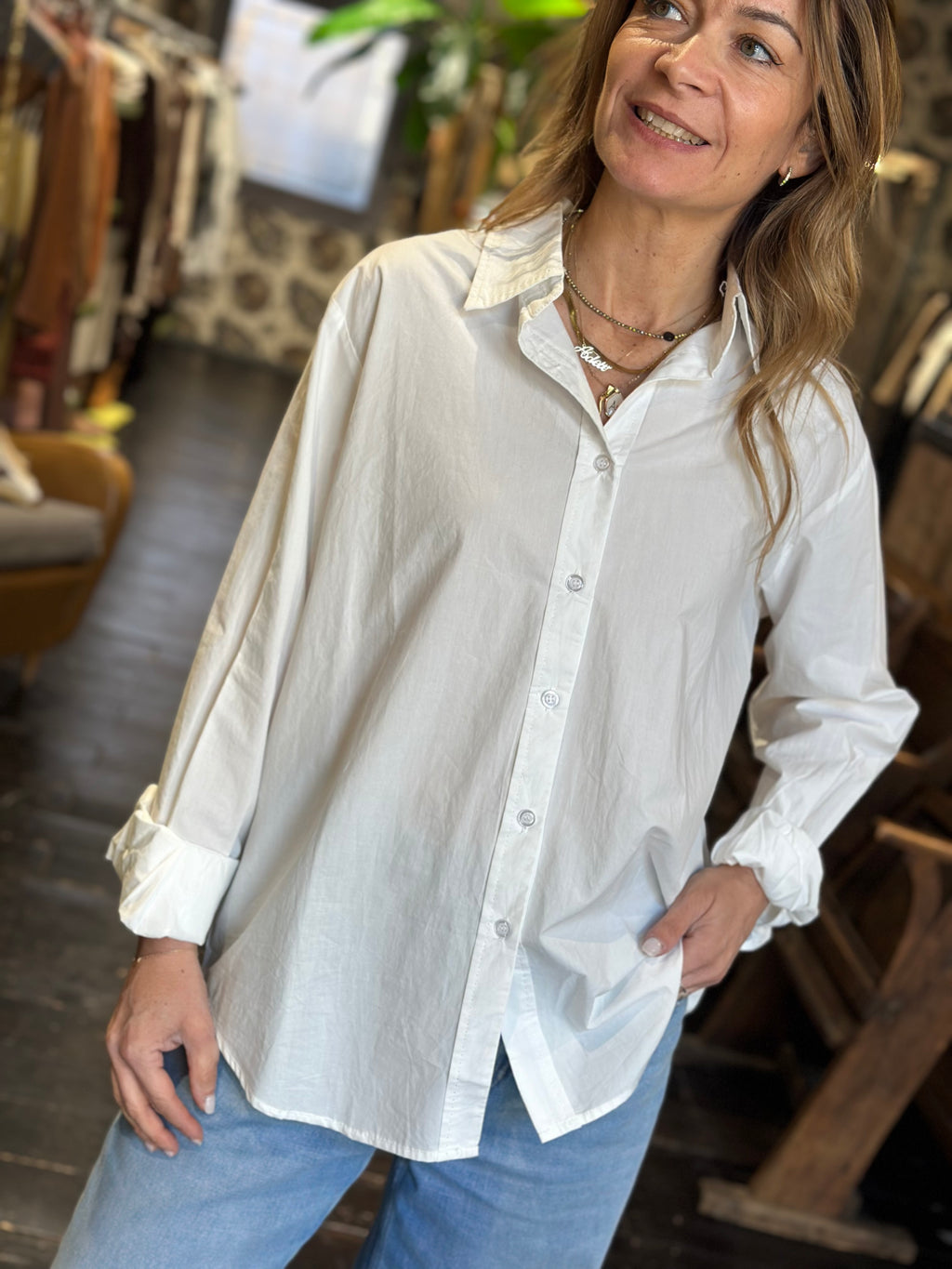 Camicia Basic Bianca _ MI.LE. for soku