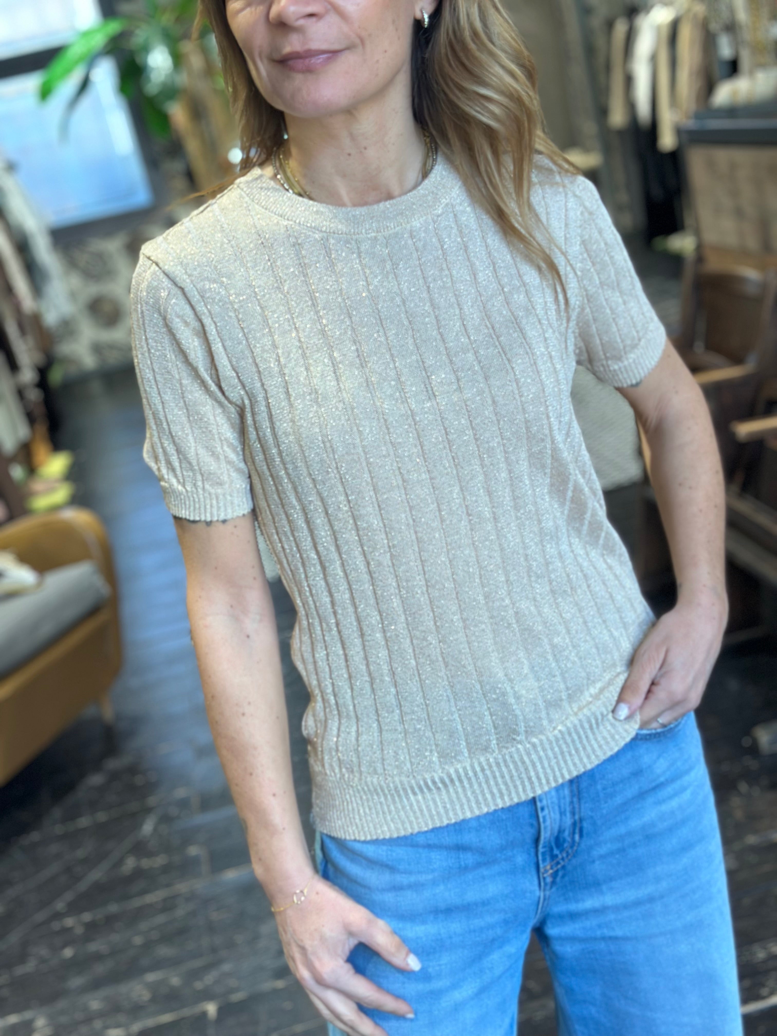 Mezza Manica Lurex Oro _ MI.LE.for soku