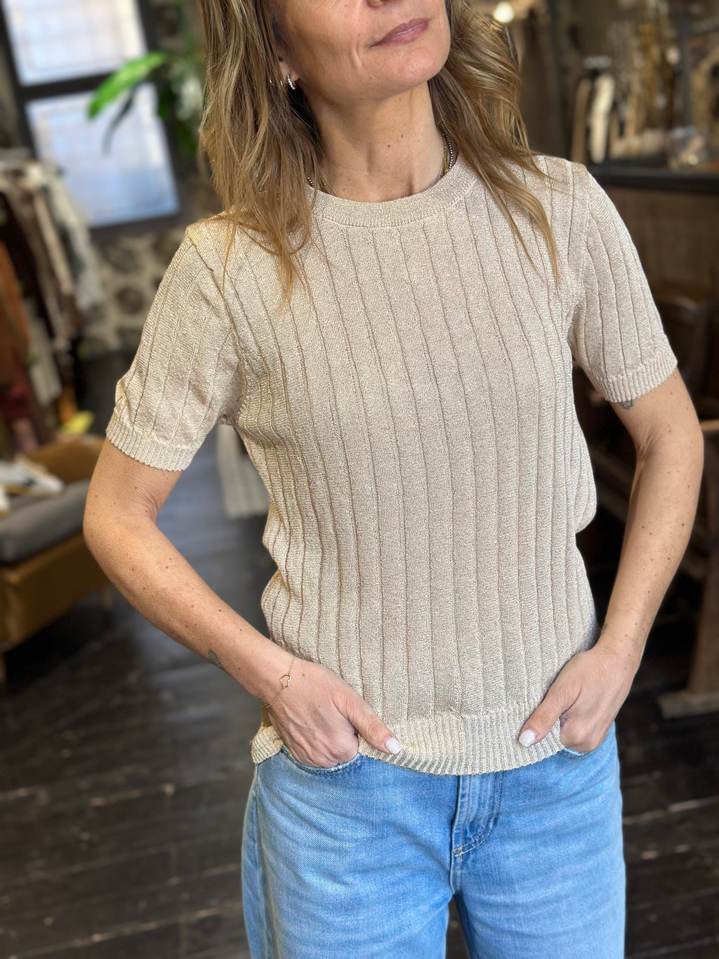 Mezza Manica Lurex Oro _ MI.LE.for soku