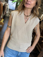 Maglia Incrociata Oro _ MI.LE.for soku