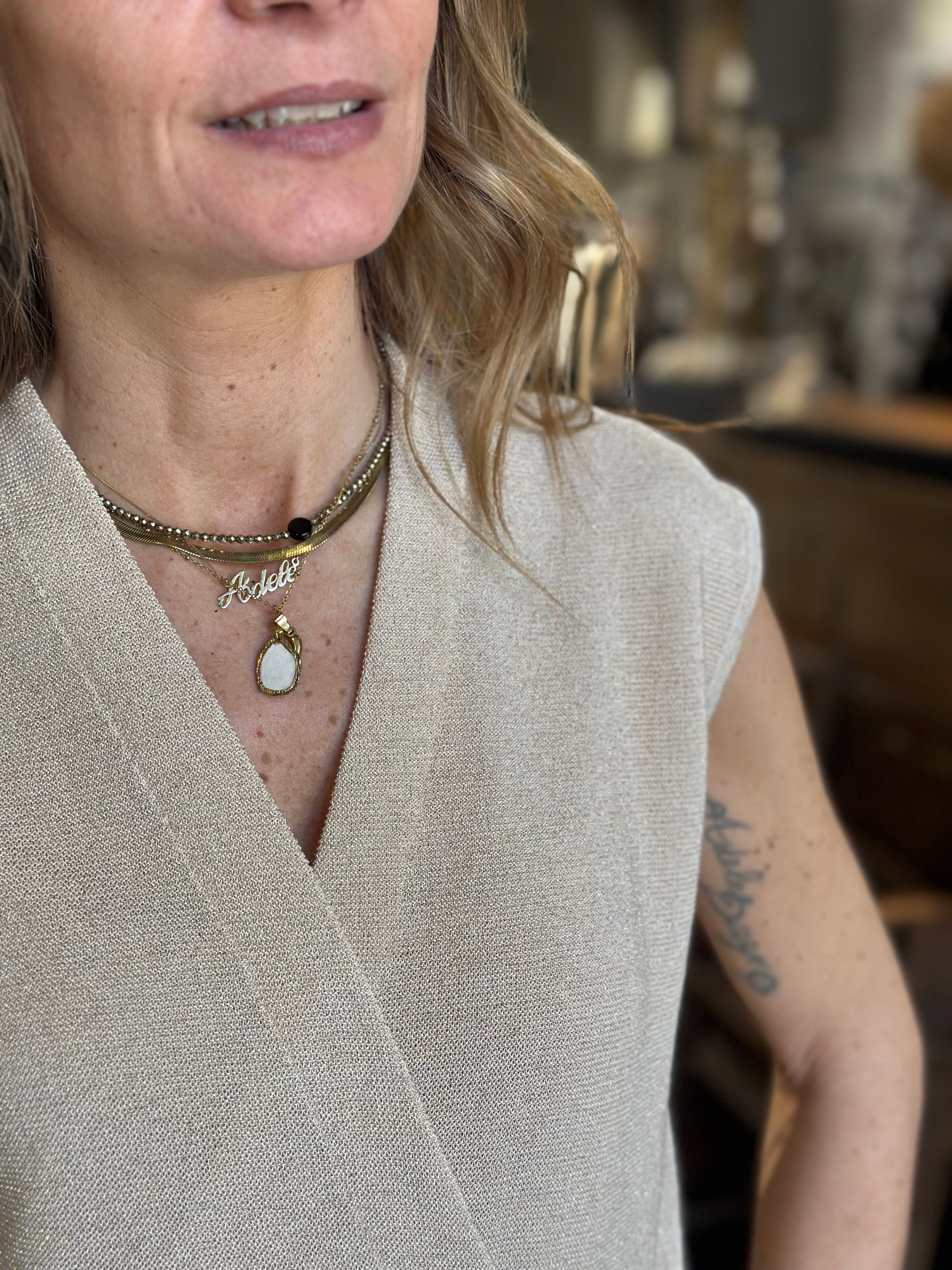 Maglia Incrociata Oro _ MI.LE.for soku