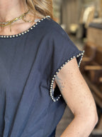 T-Shirt con  Nodo Nero _ Souvenir