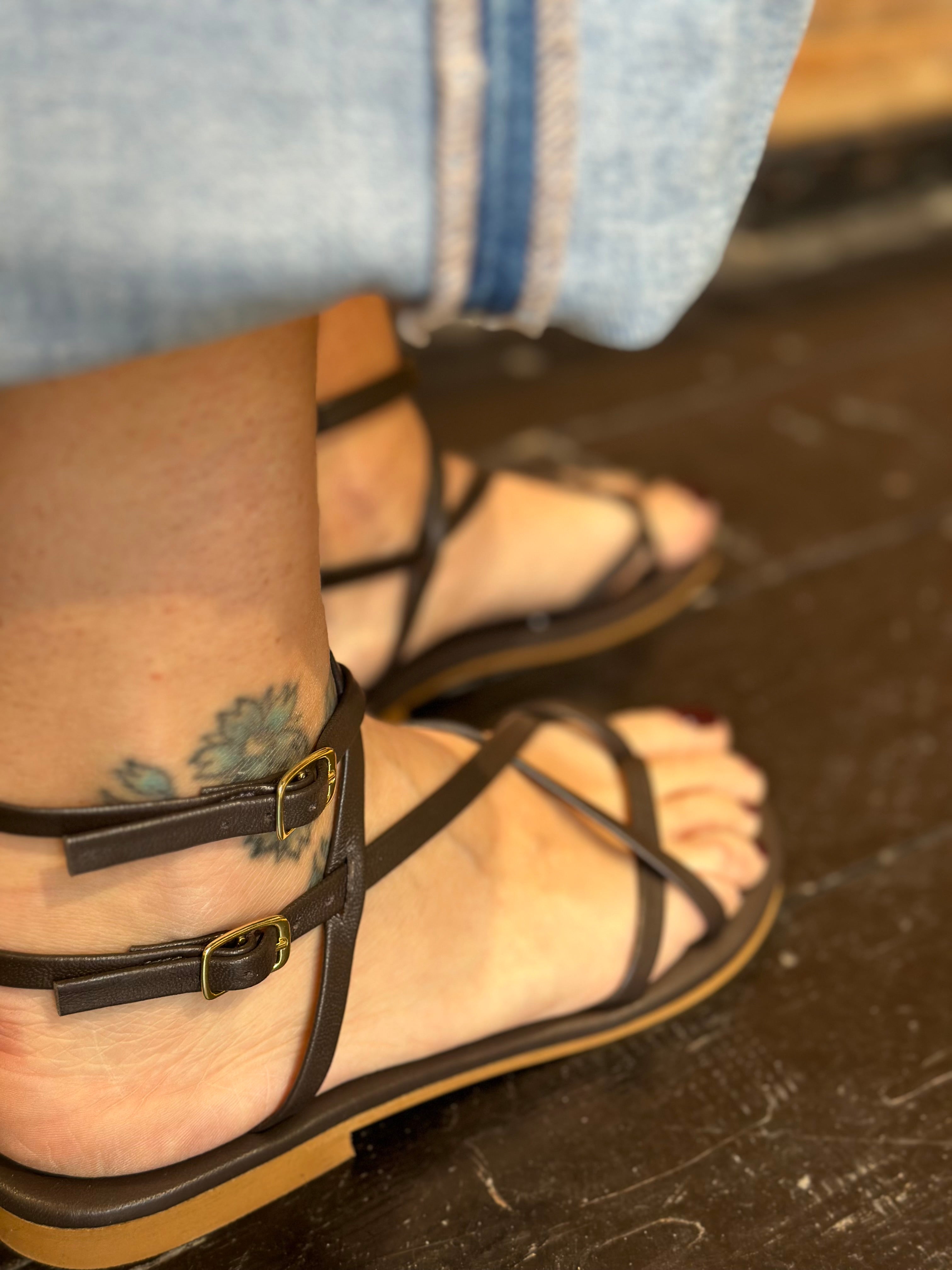 Infradito Cioccolato _ Cantini & Cantini