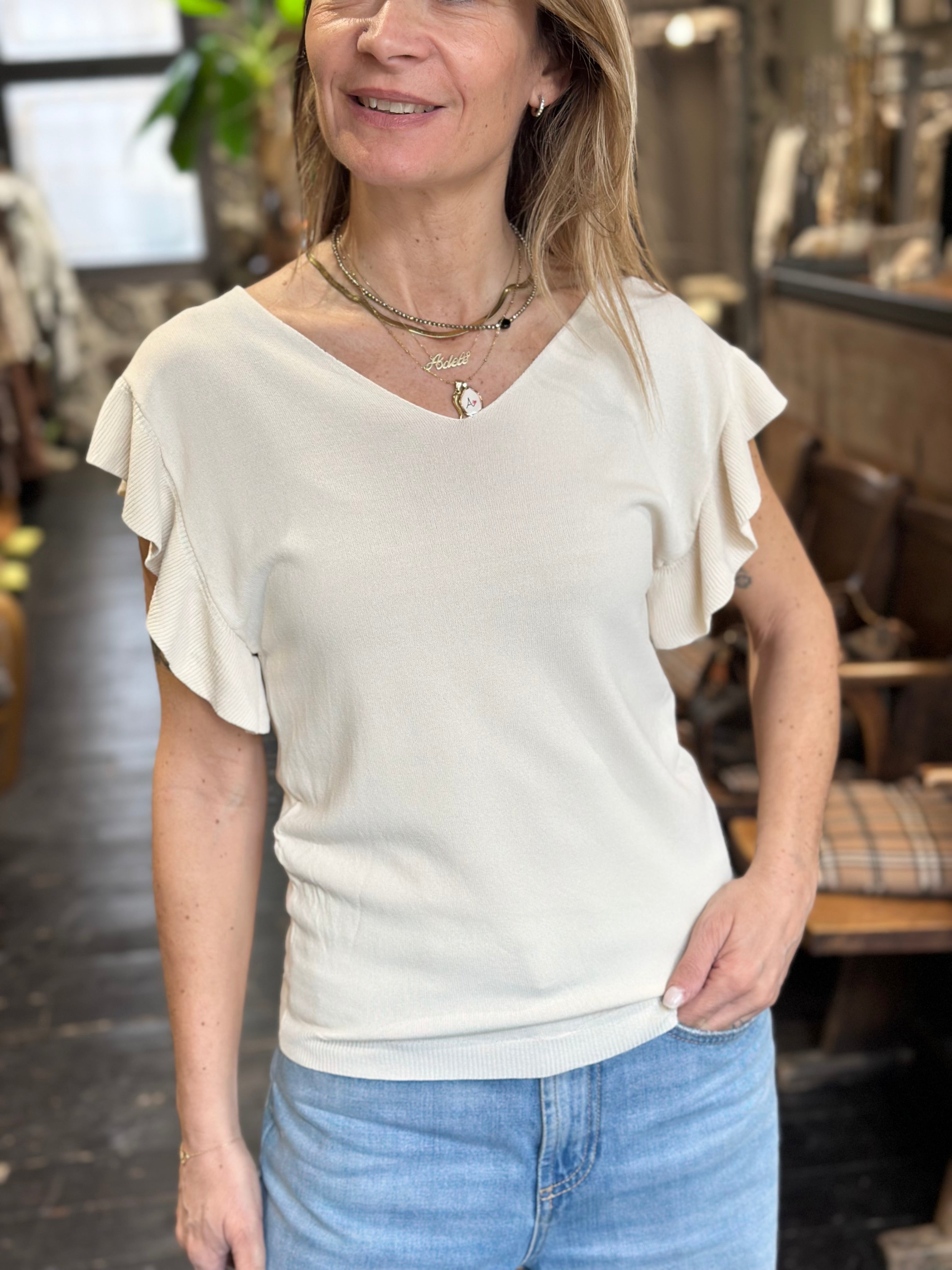 Maglia Gale Beige _ MI.LE. for soku