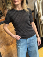 Mezza Manica Lurex Nero _ MI.LE.for soku