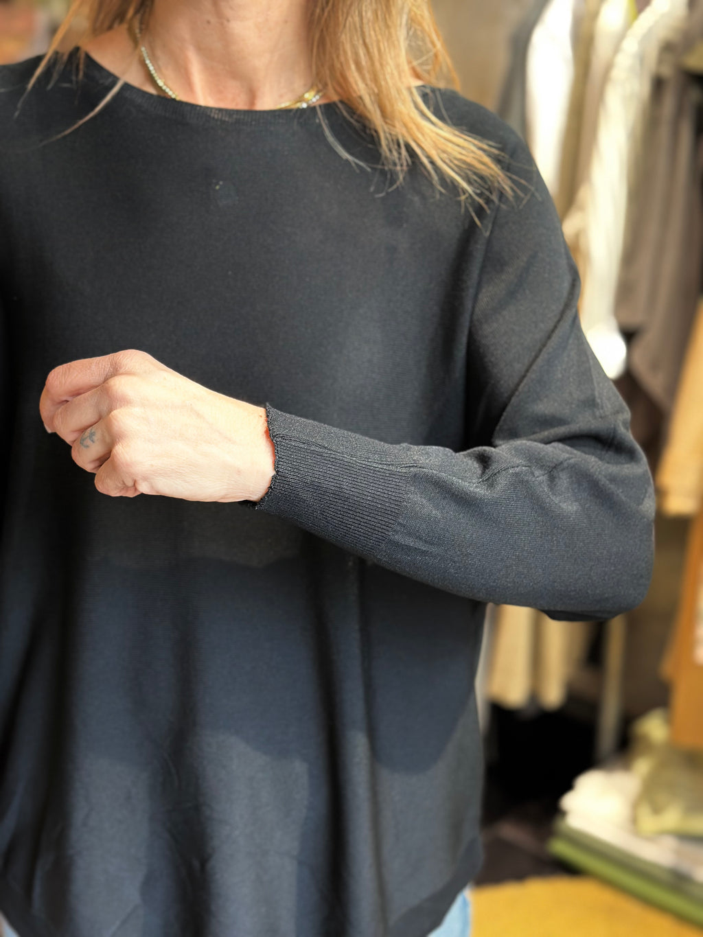 Maglia Basica Nera _ MI.LE. for soku
