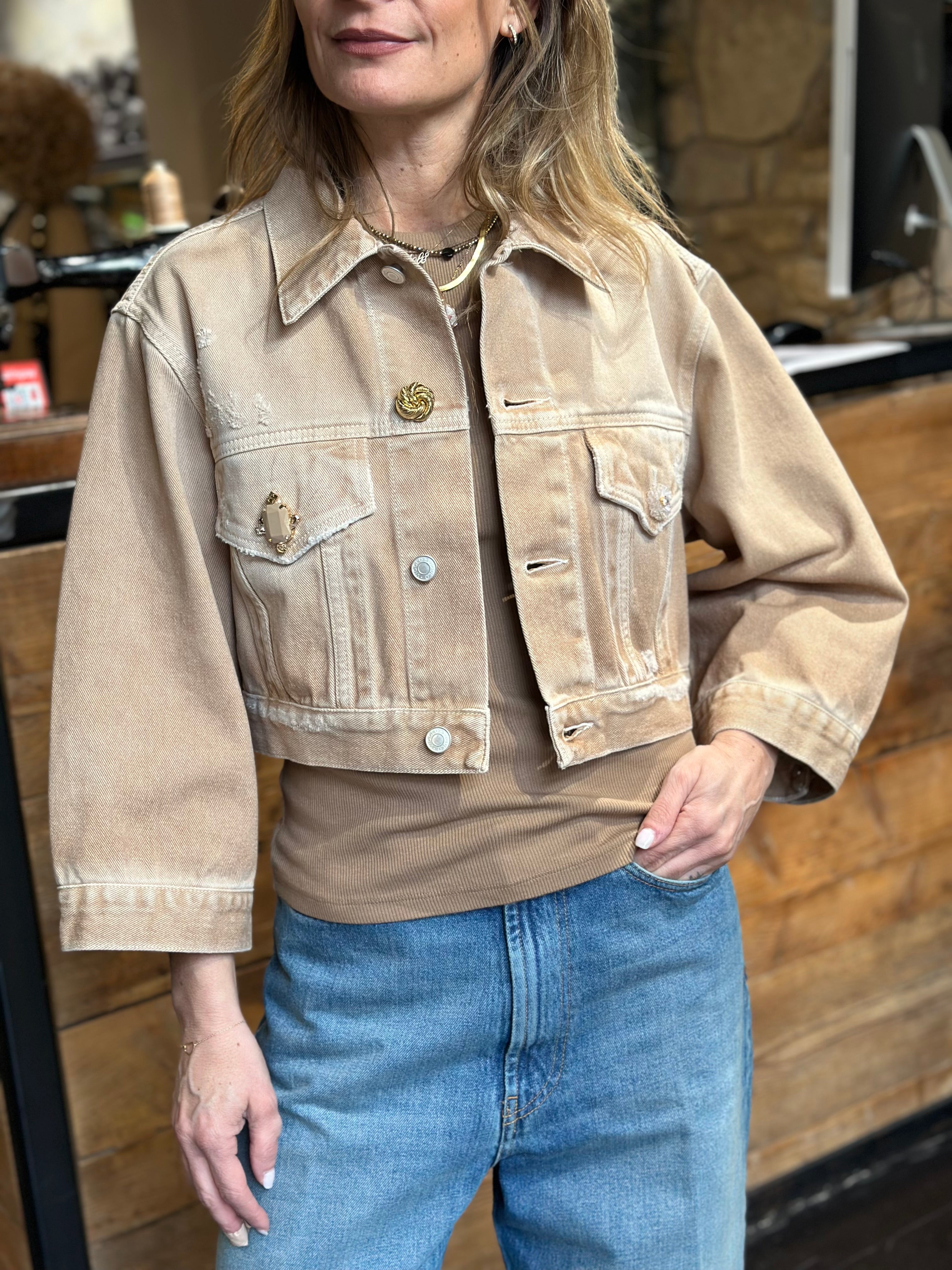 Giubbotto Bottoni Gioiello _ Vicolo