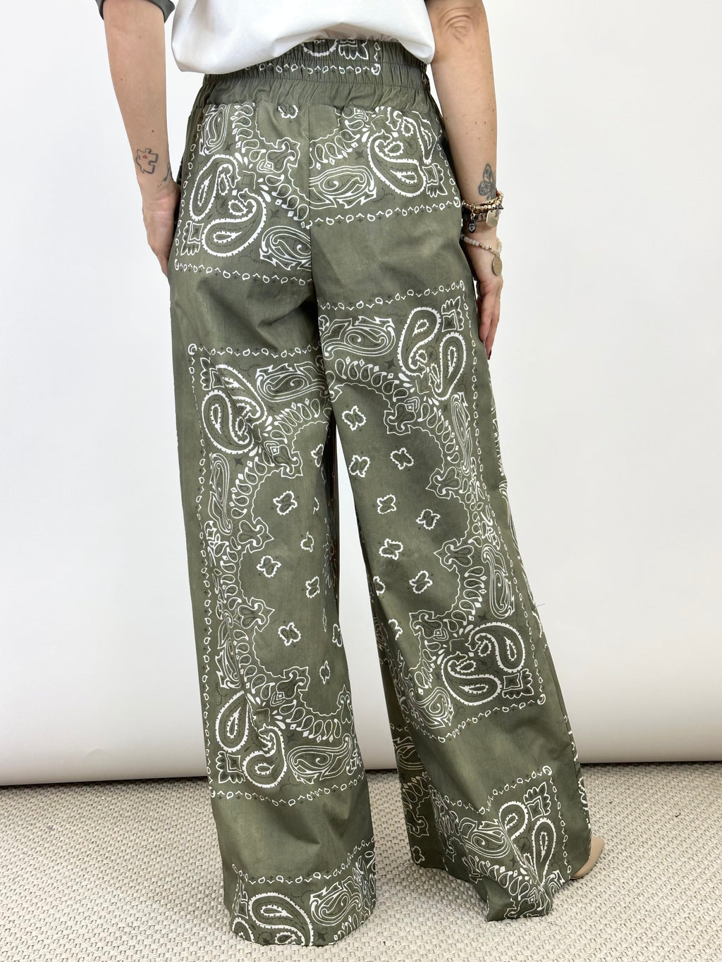 Pantalone Bandana Verde _ Souvenir