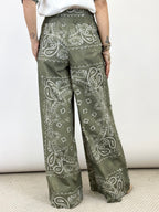 Pantalone Bandana Verde _ Souvenir