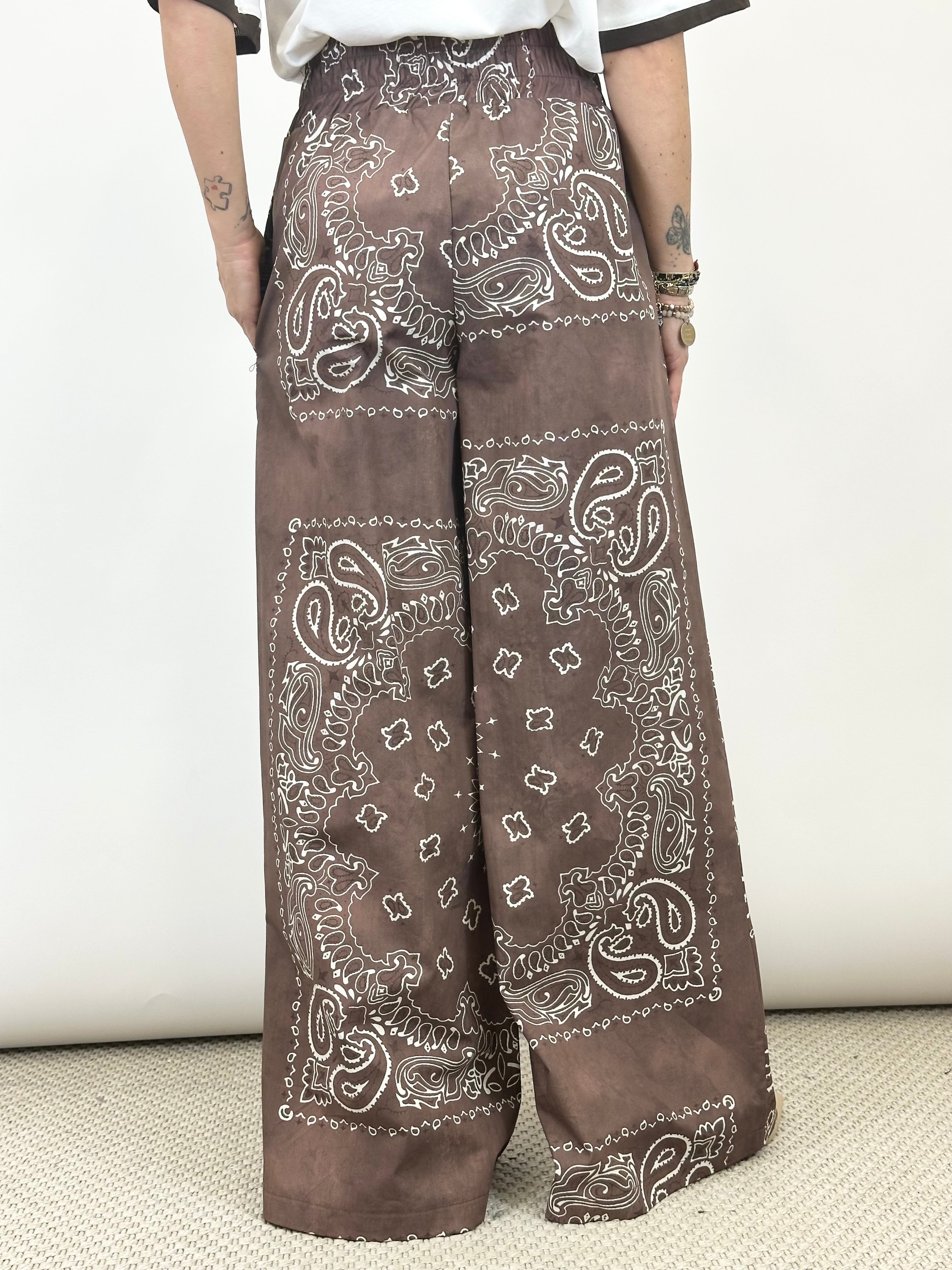 Pantalone Bandana Cioccolato _ Souvenir