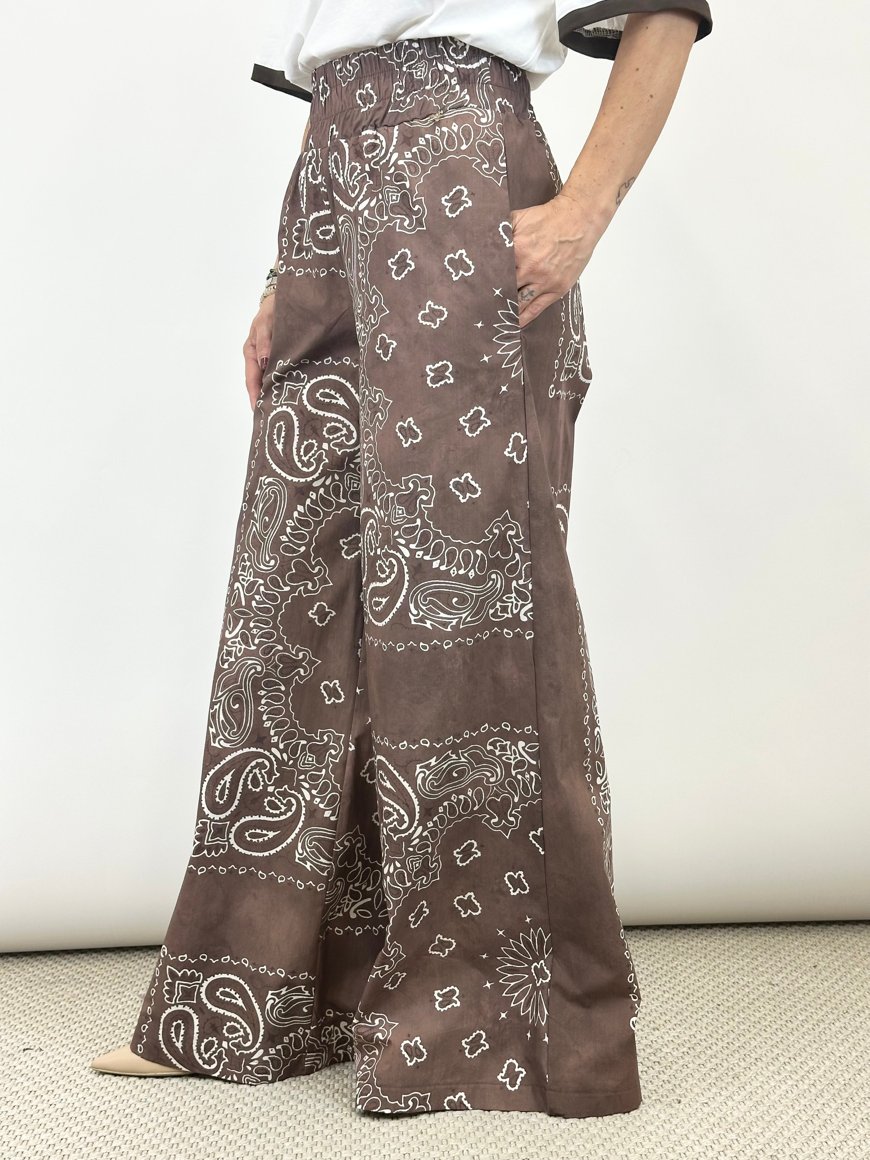 Pantalone Bandana Cioccolato _ Souvenir