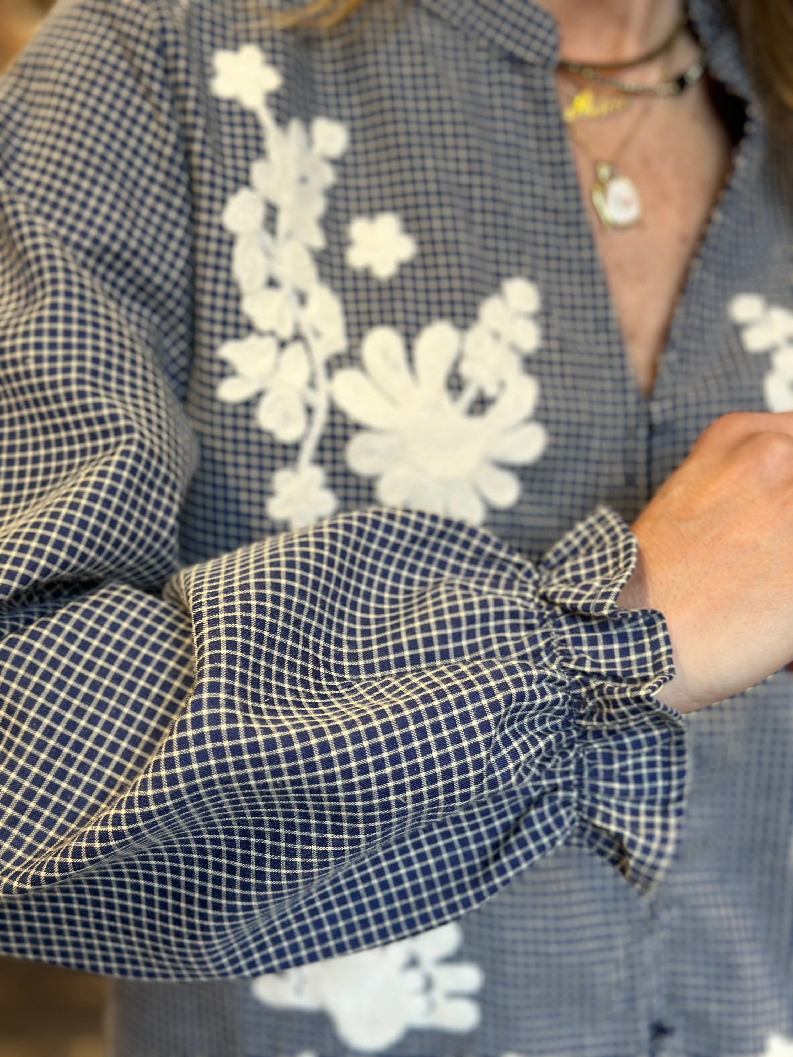 Camicia Quadri con Ricamo _ Souvenir