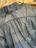 Blusa Rouches Nero _ Ottod'Ame
