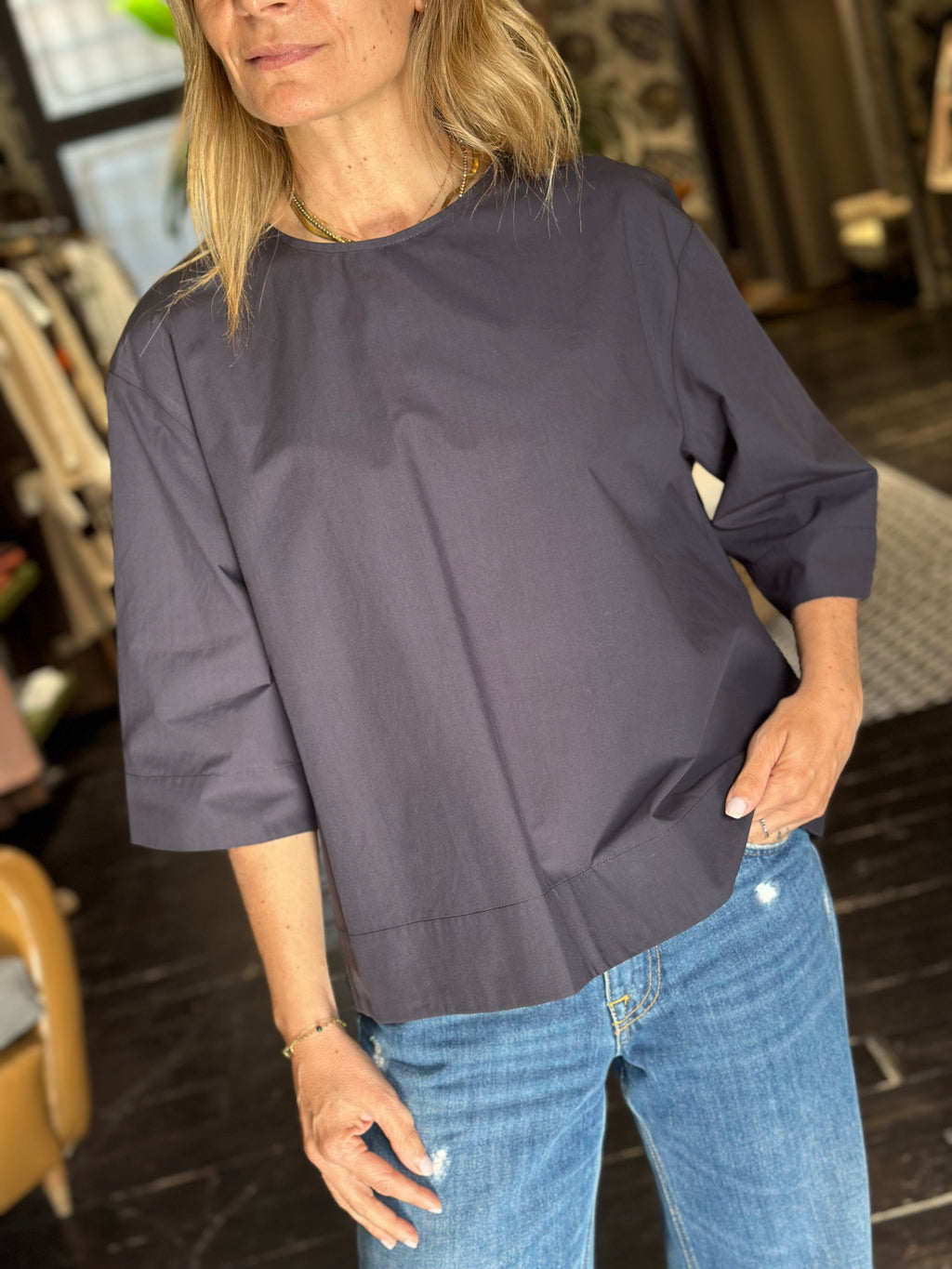 Blusa Blu _ Ottod'Ame