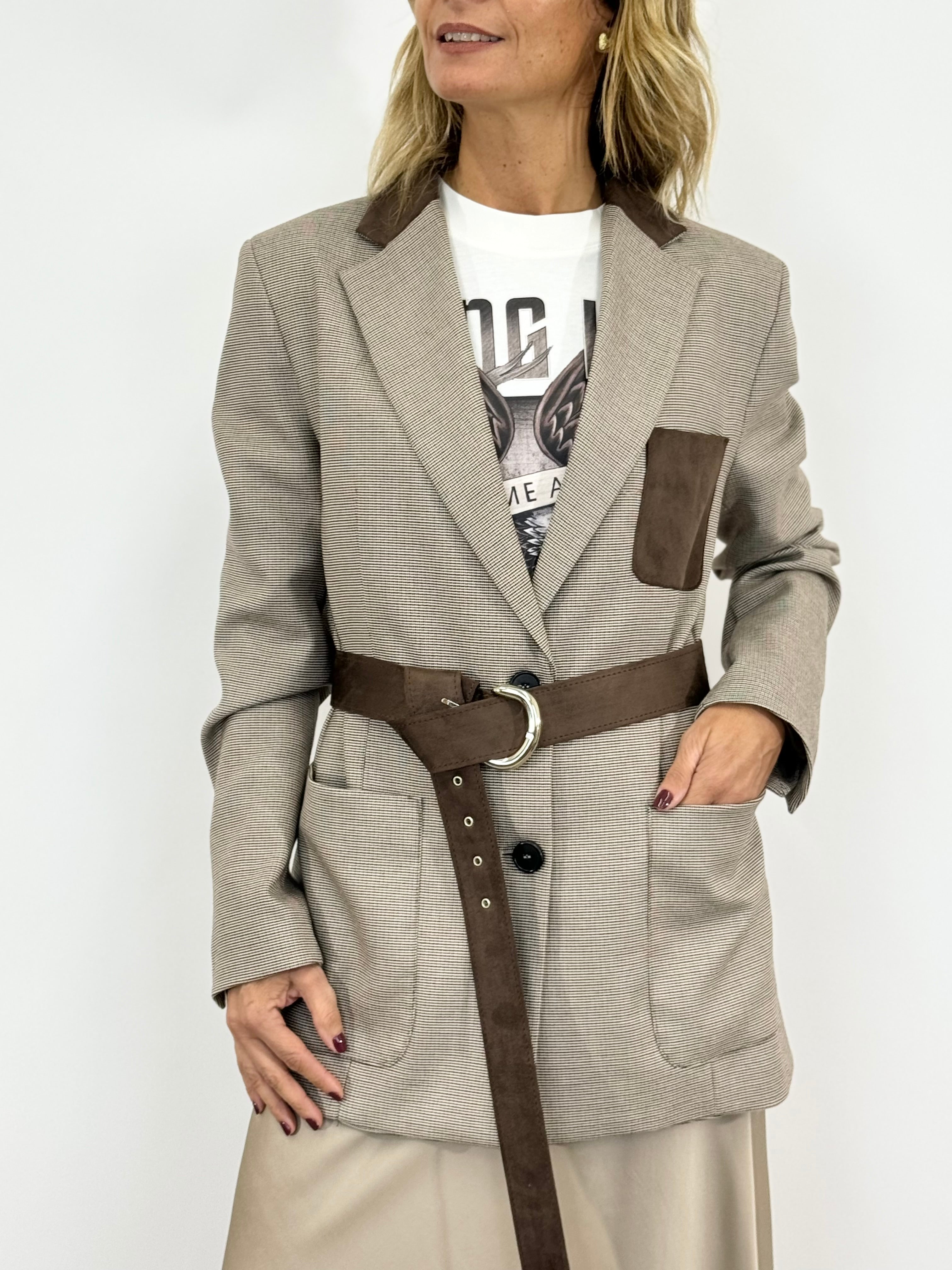 Giacca Pied de Poul _ Vicolo