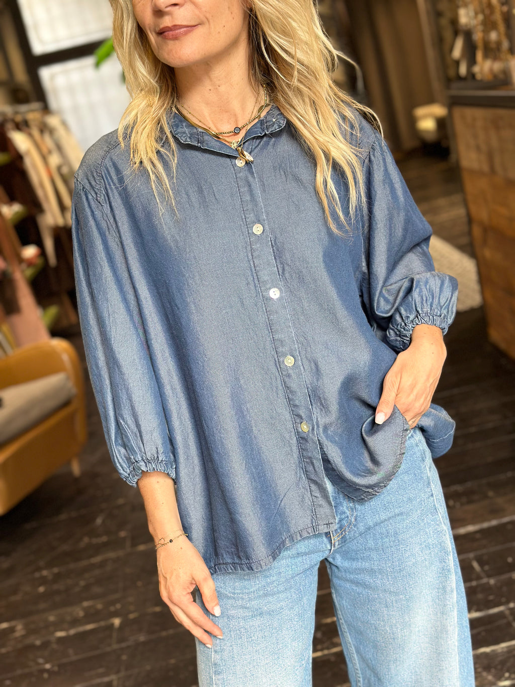 Camicia Blu  _ MI.LE. for soku