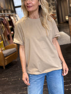 T-Shirt Modellabile Beige _ MI.LE. for soku