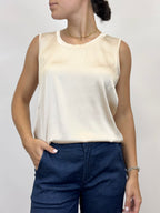 Canotta Satin Beige _ Vicolo