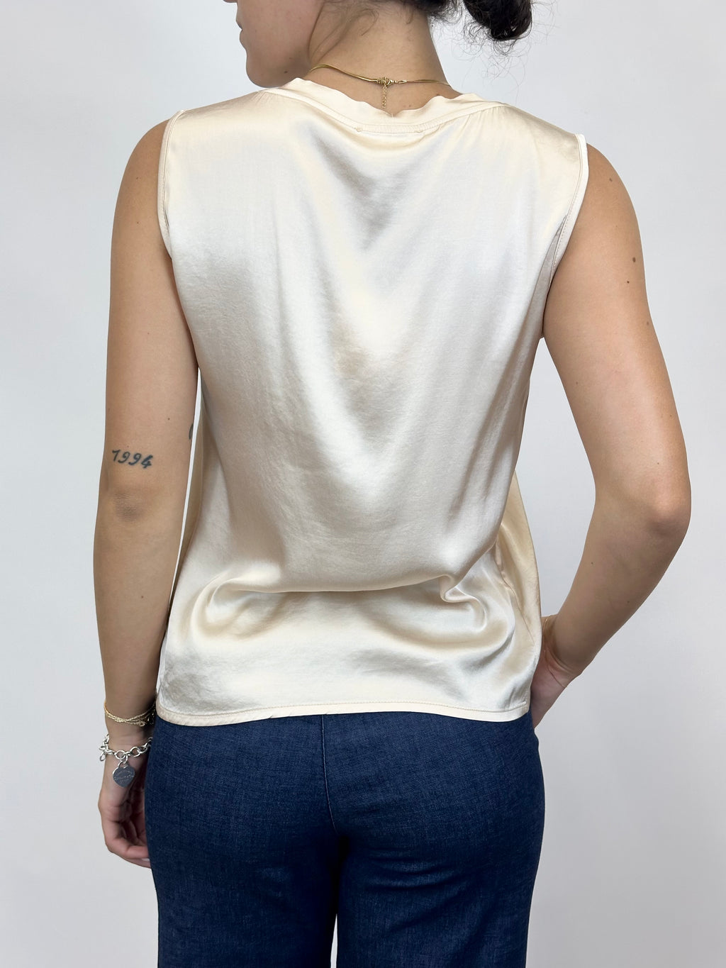 Canotta Satin Beige _ Vicolo