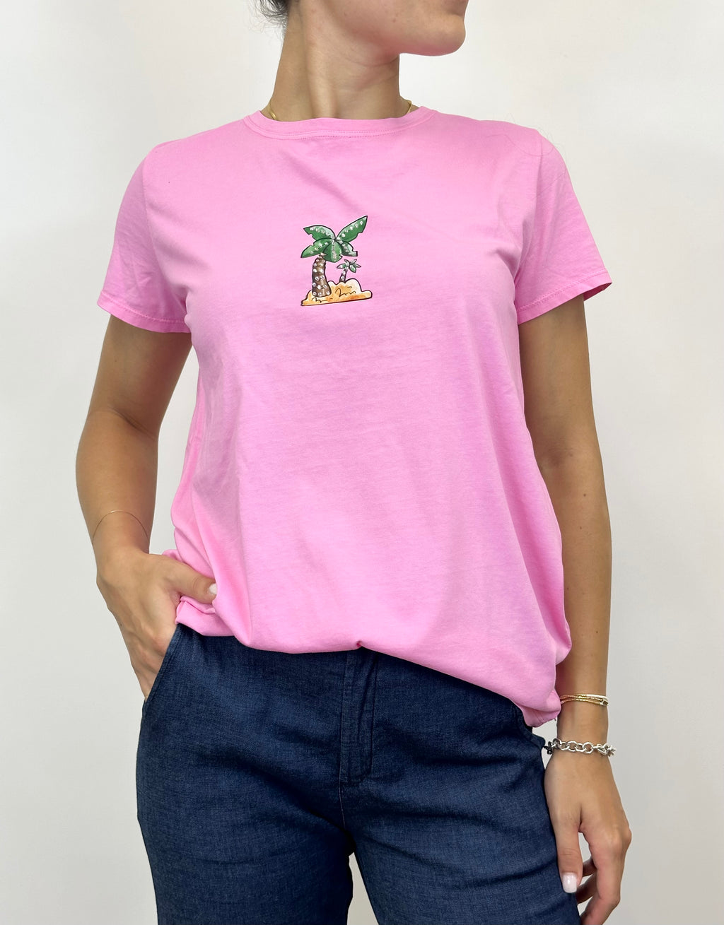 T-Shirt Palma Rosa _ Vicolo