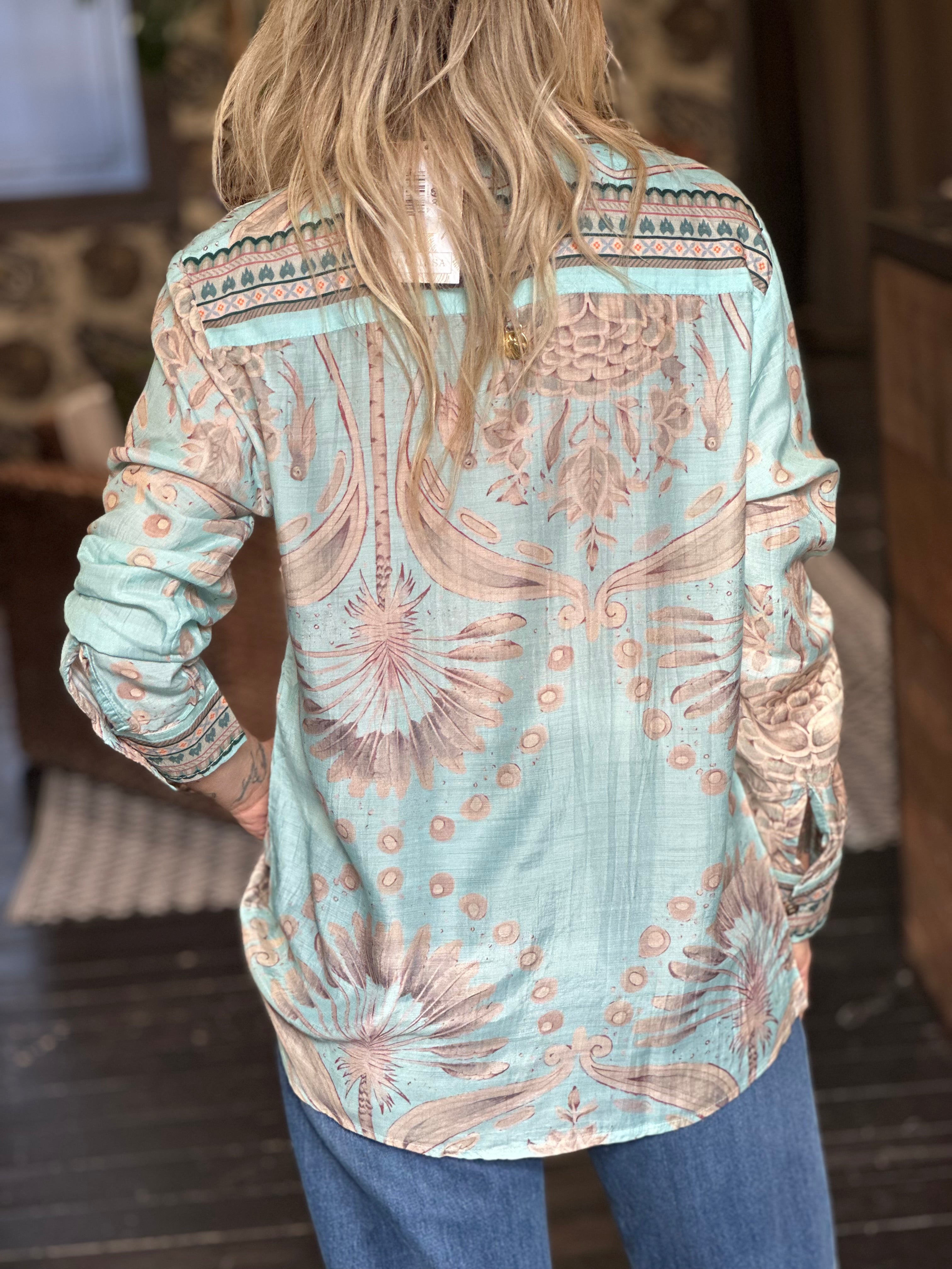 Camicia Fantasia 2105 Cielo _ Pahiesa